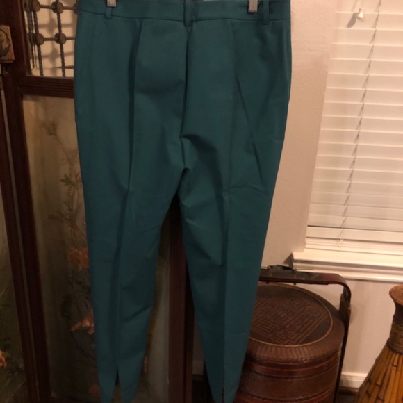 Lafayette148 Rainforest Green Slacks - Picture 6 of 10